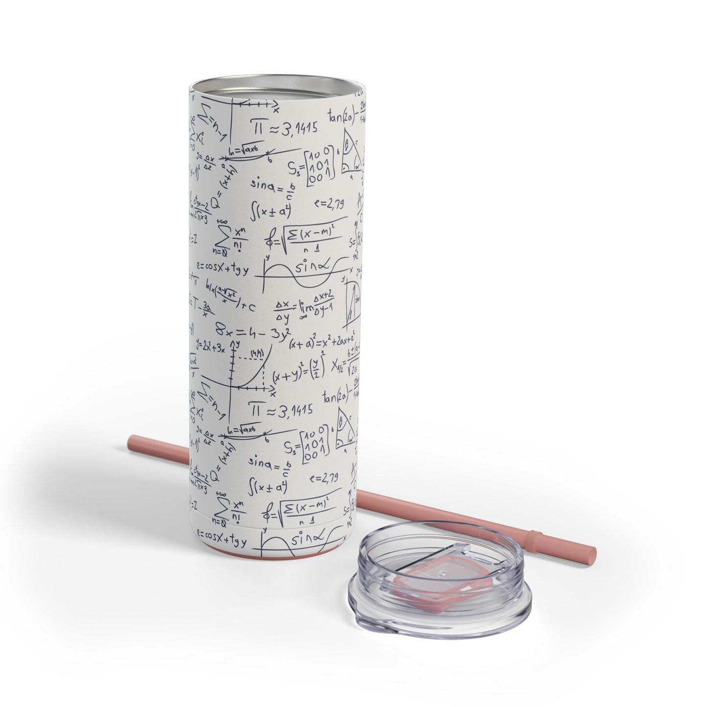 Mathematics Lovers Science Math Pattern Skinny Matte Tumbler Hunting Birthday Christmas Gifts