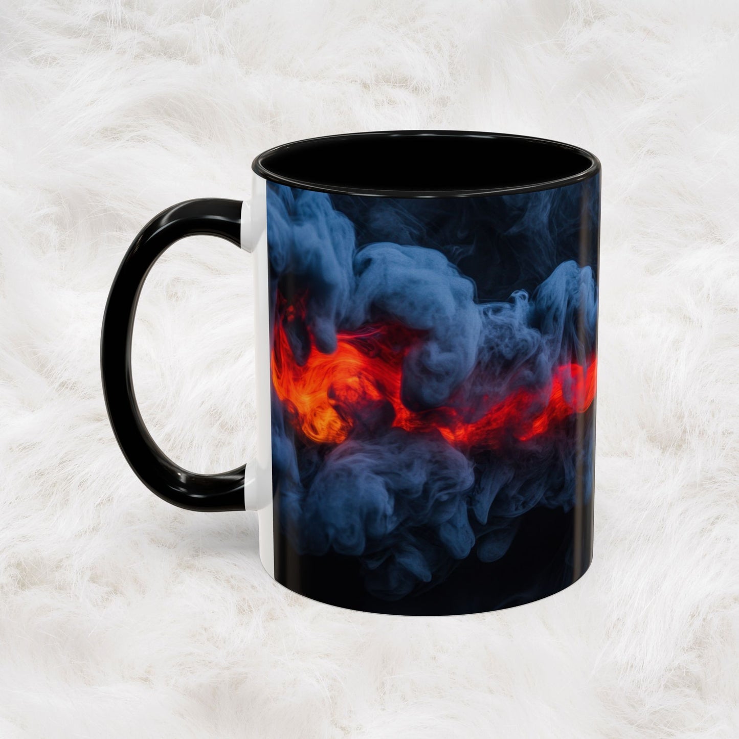 Abstract Smoke Accent Coffee Mug