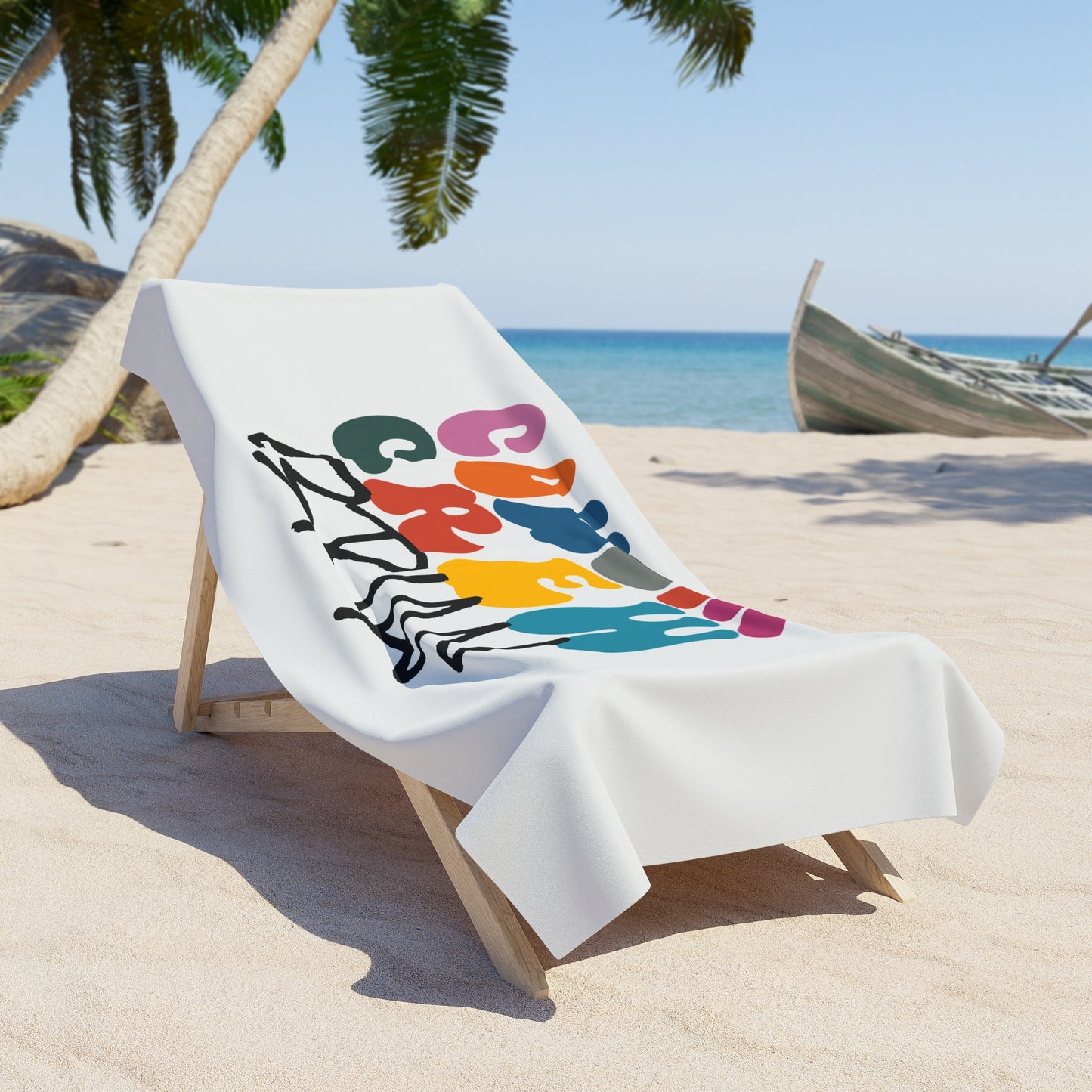 Personalized Name Cousin Crew Beach Towel