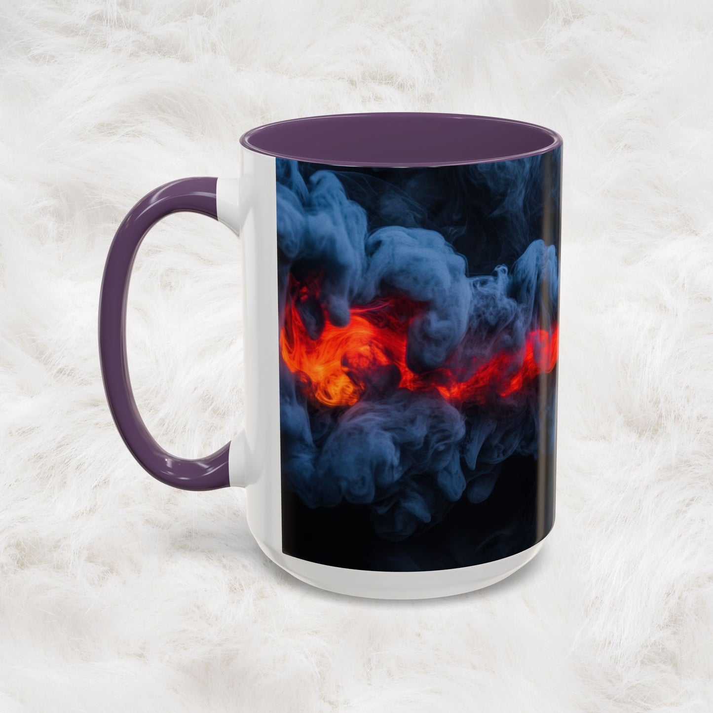 Abstract Smoke Accent Coffee Mug