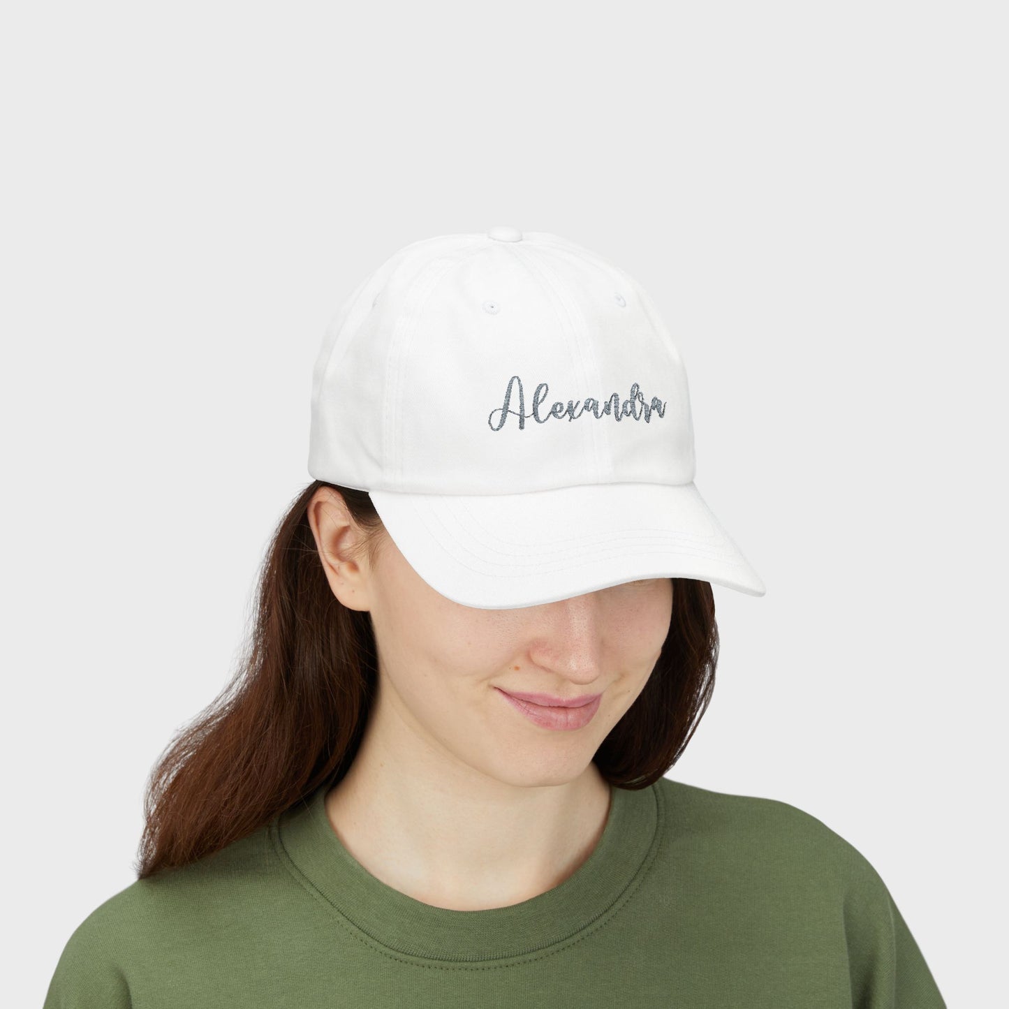 Personalized Embroidered Name Dad Cap Baseball Hat | Gift Idea