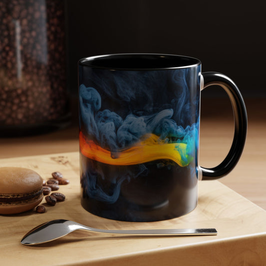 Abstract Smoke Accent Coffee Mug