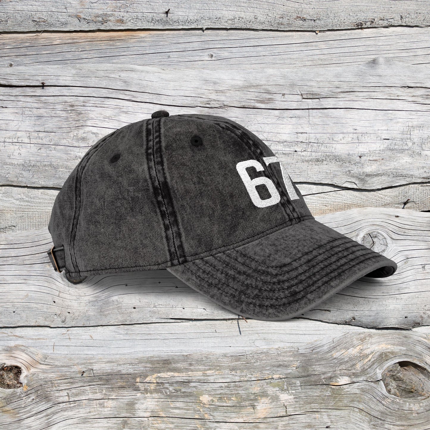 Funny Trending 67 Six Seven Memes Jokes Vintage Embroidered Cap