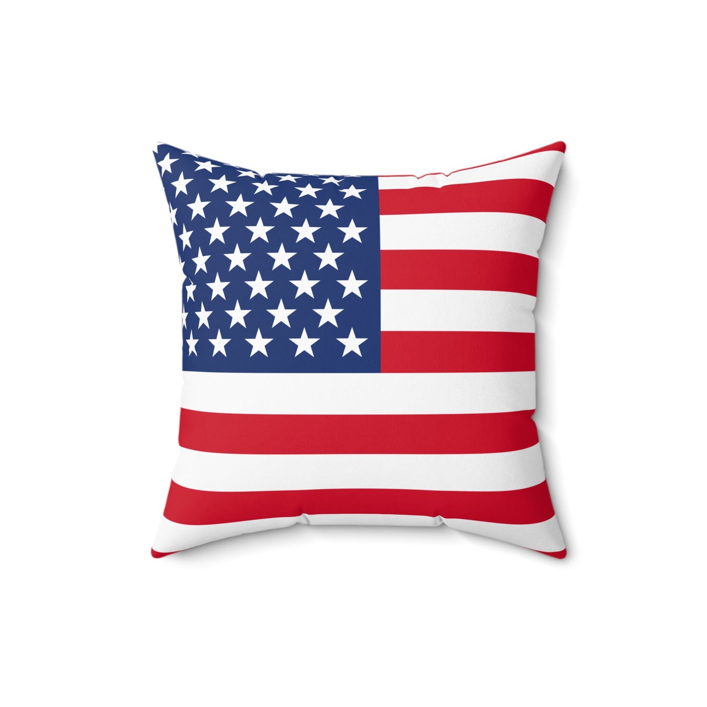 American Flag Stars and Stripes Throw Pillow | USA Decorative Cushion for 4th of July & Memorial Day