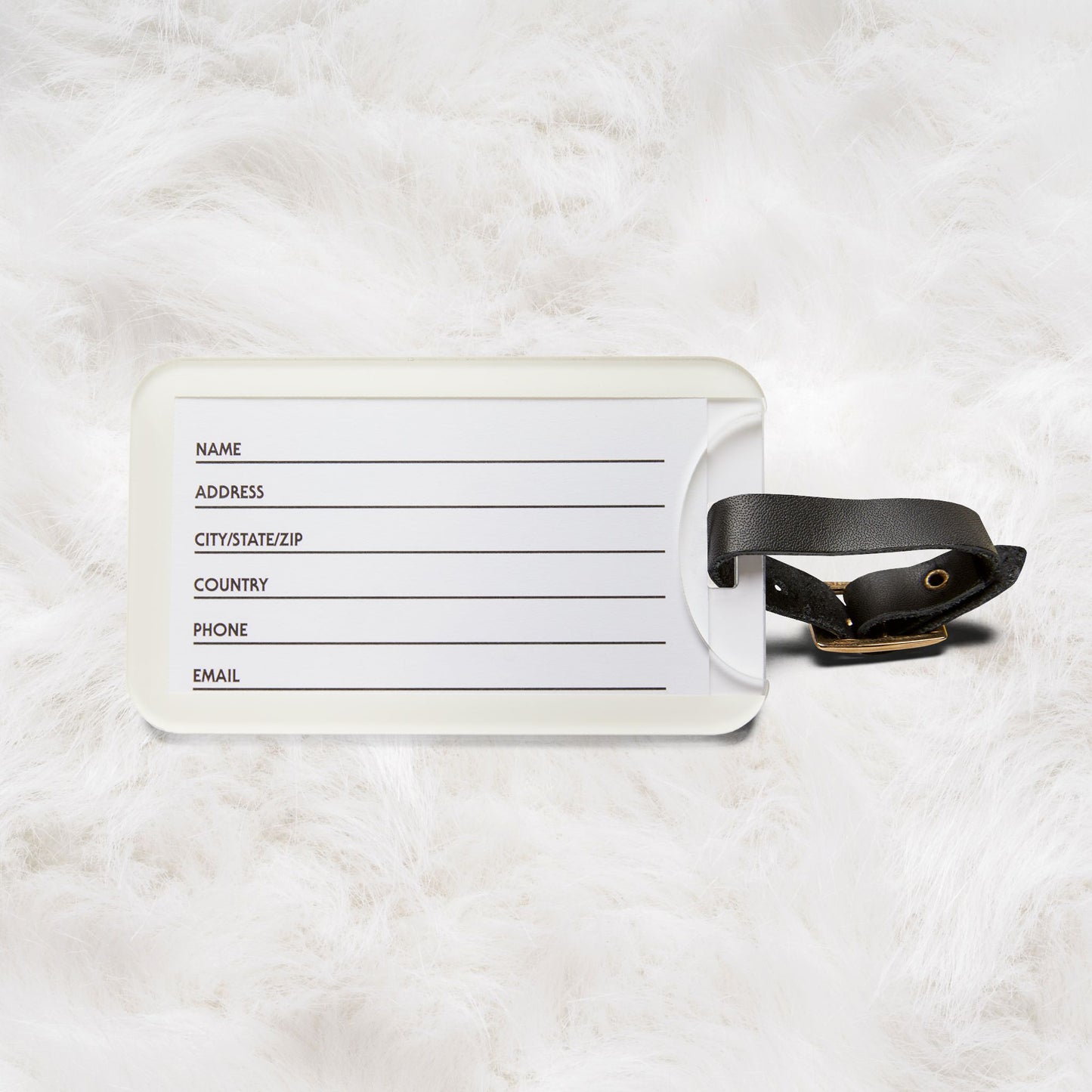 Personalized Cute Christian Luggage Tag — "He Left the 99 to Find Me" Shepherd & Lamb