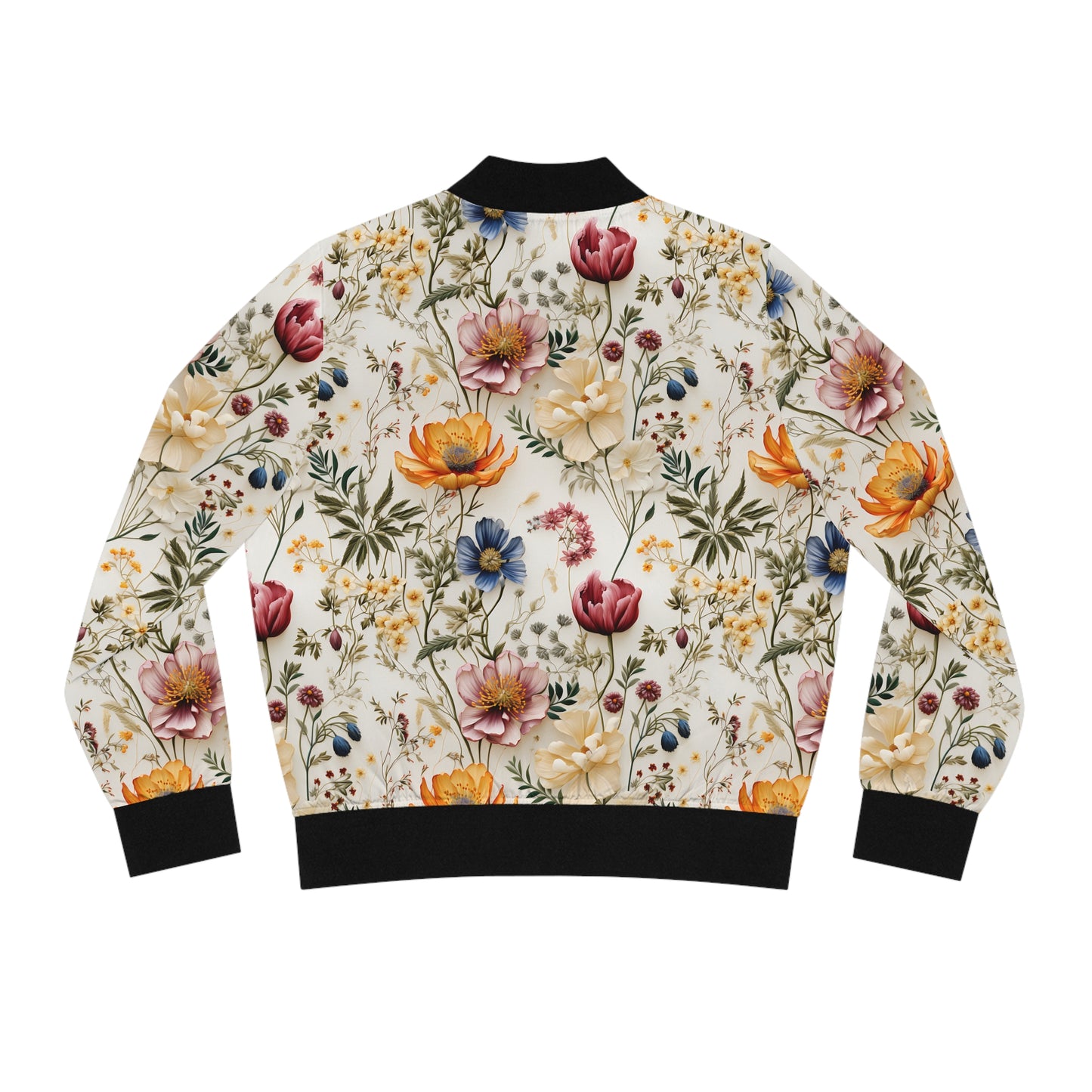 Floral Flowers Bomber Jacket | Women’s Stylish Outerwear