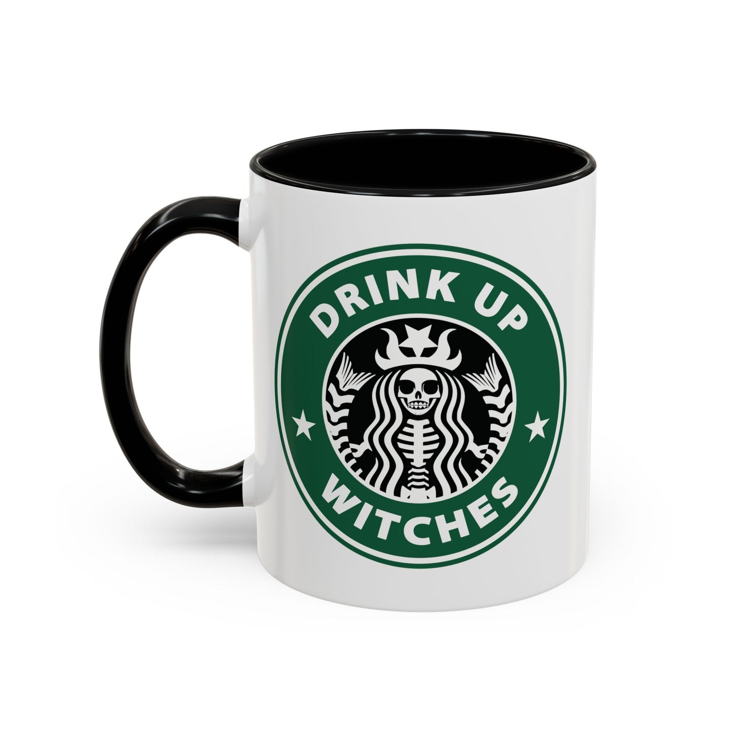 Skeleton Coffee Tea Mug for Starbucks Fan Drink Up Witches