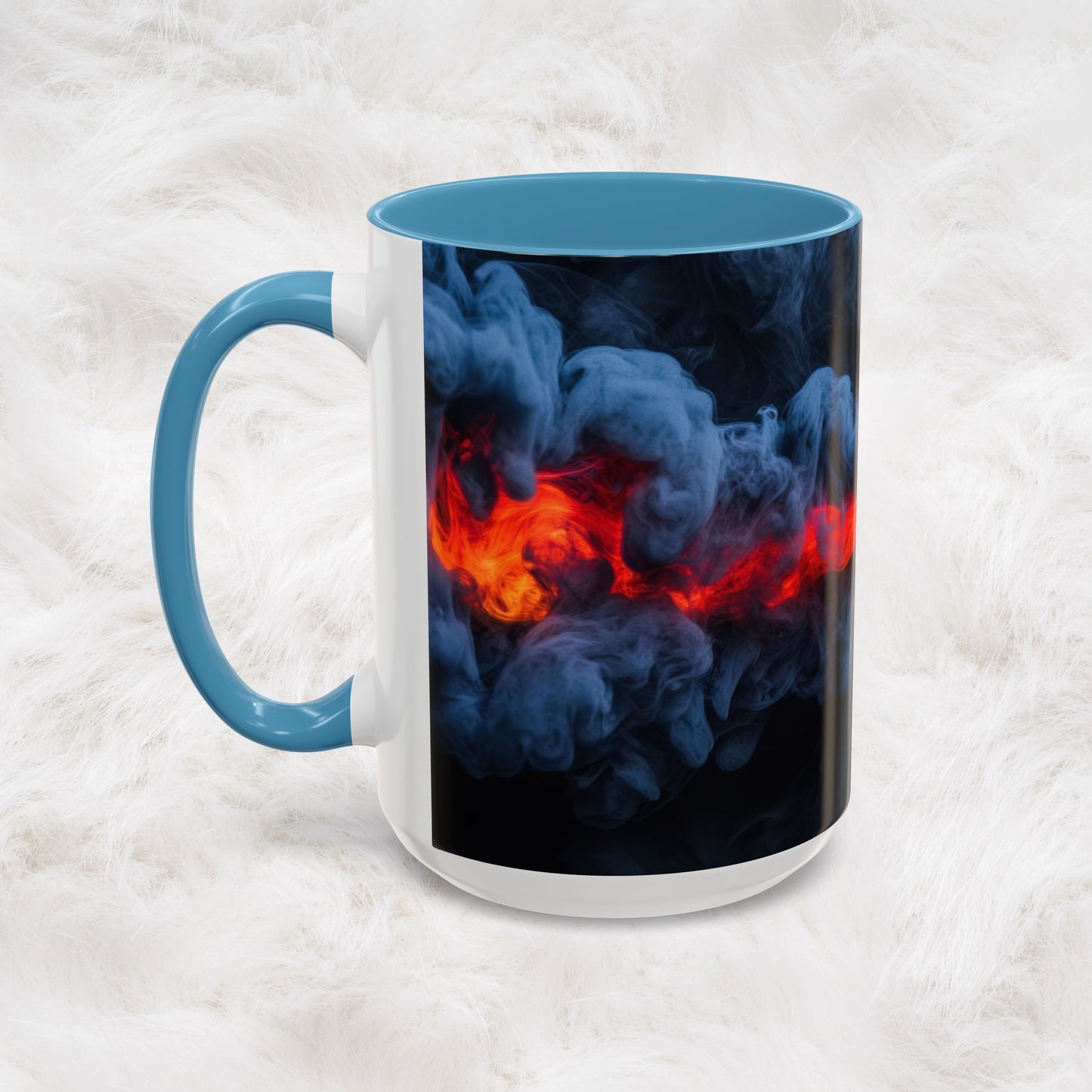 Abstract Smoke Accent Coffee Mug