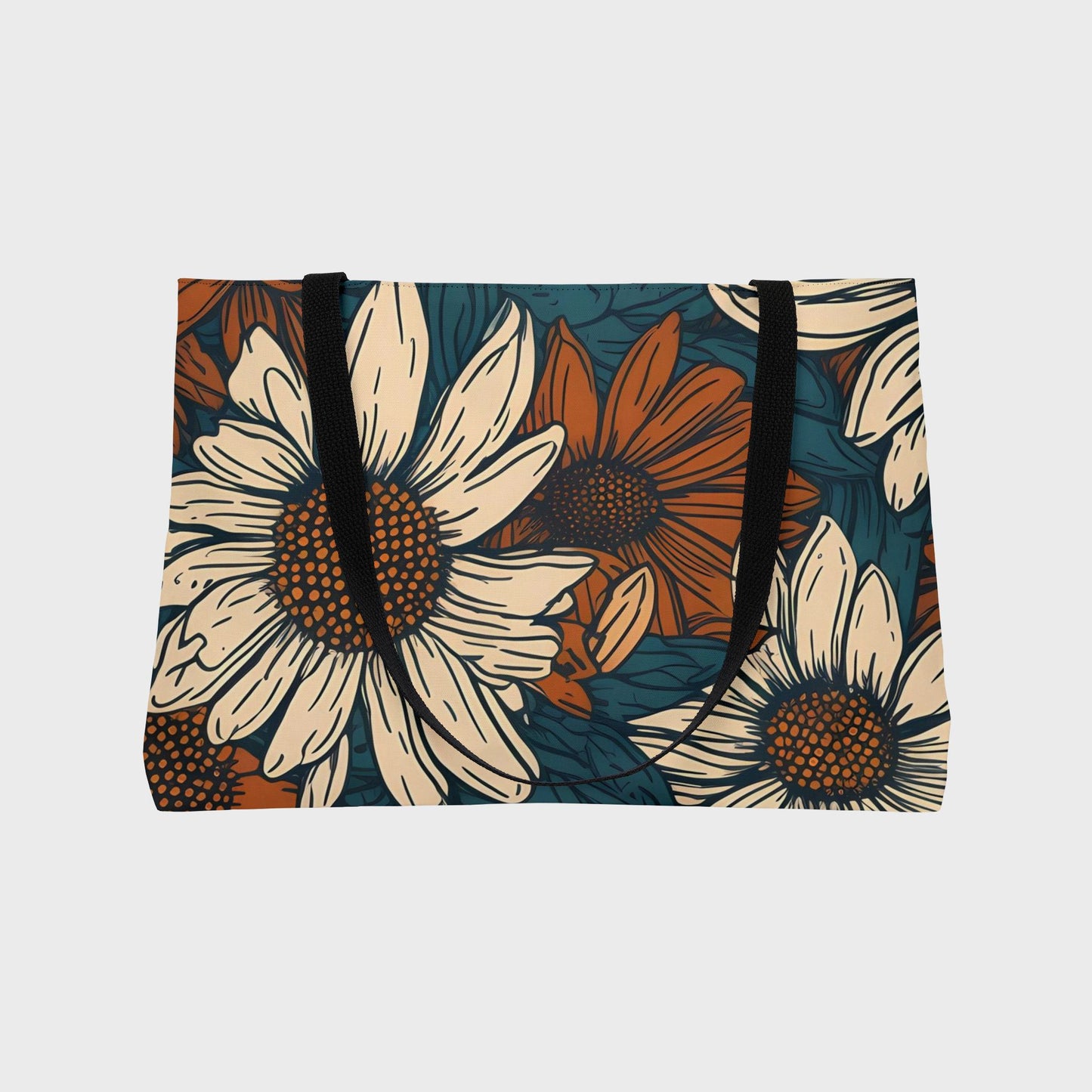 Personalized Weekender Bag | Toile De Jouy Seamless Vintage Floral Art | Birthday Anniversary Christmas Gift Ideas | Luxury Travel Souvenir