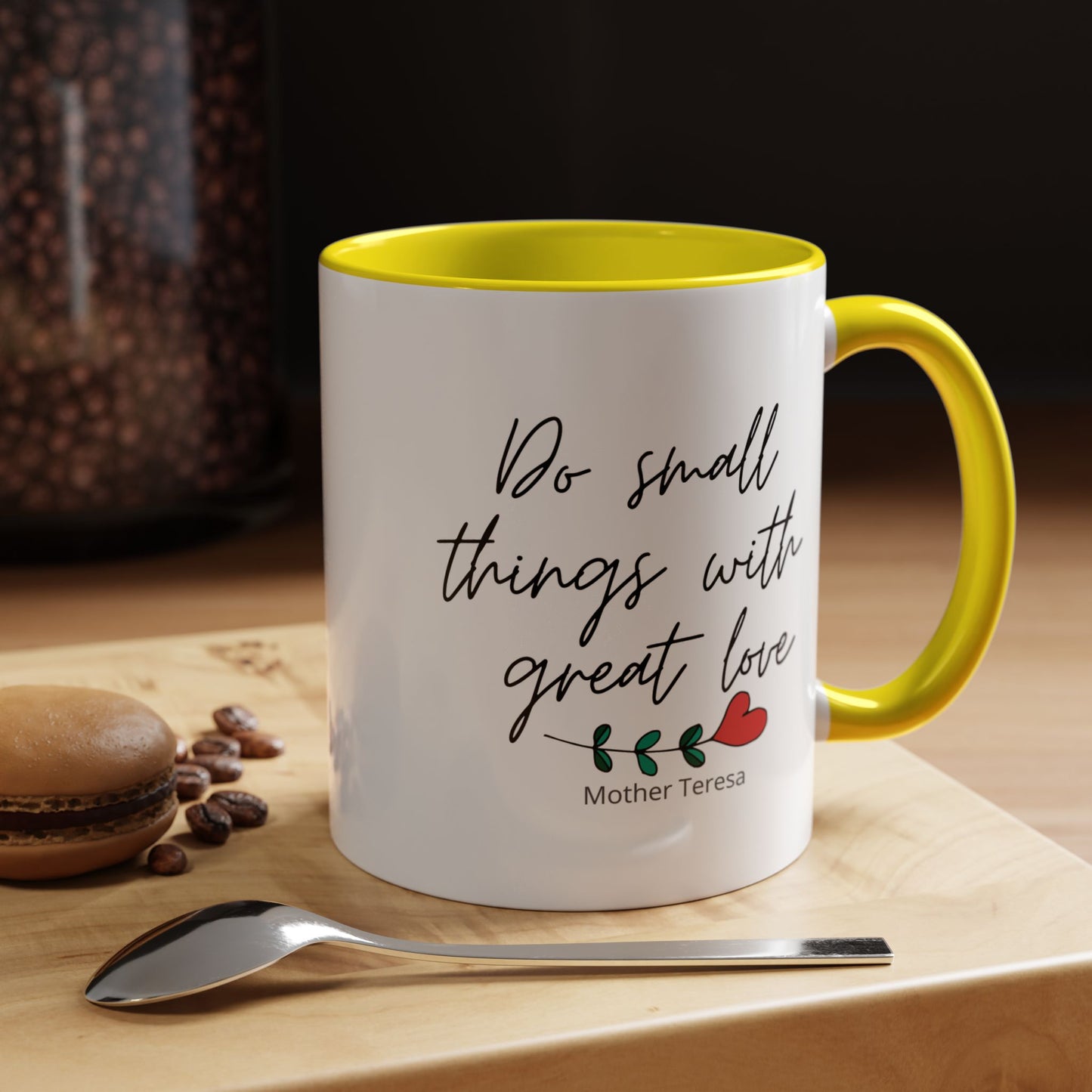 Mother Teresa Quote Mug - Do small things with great love | Souvenir Coffee Tea Cup