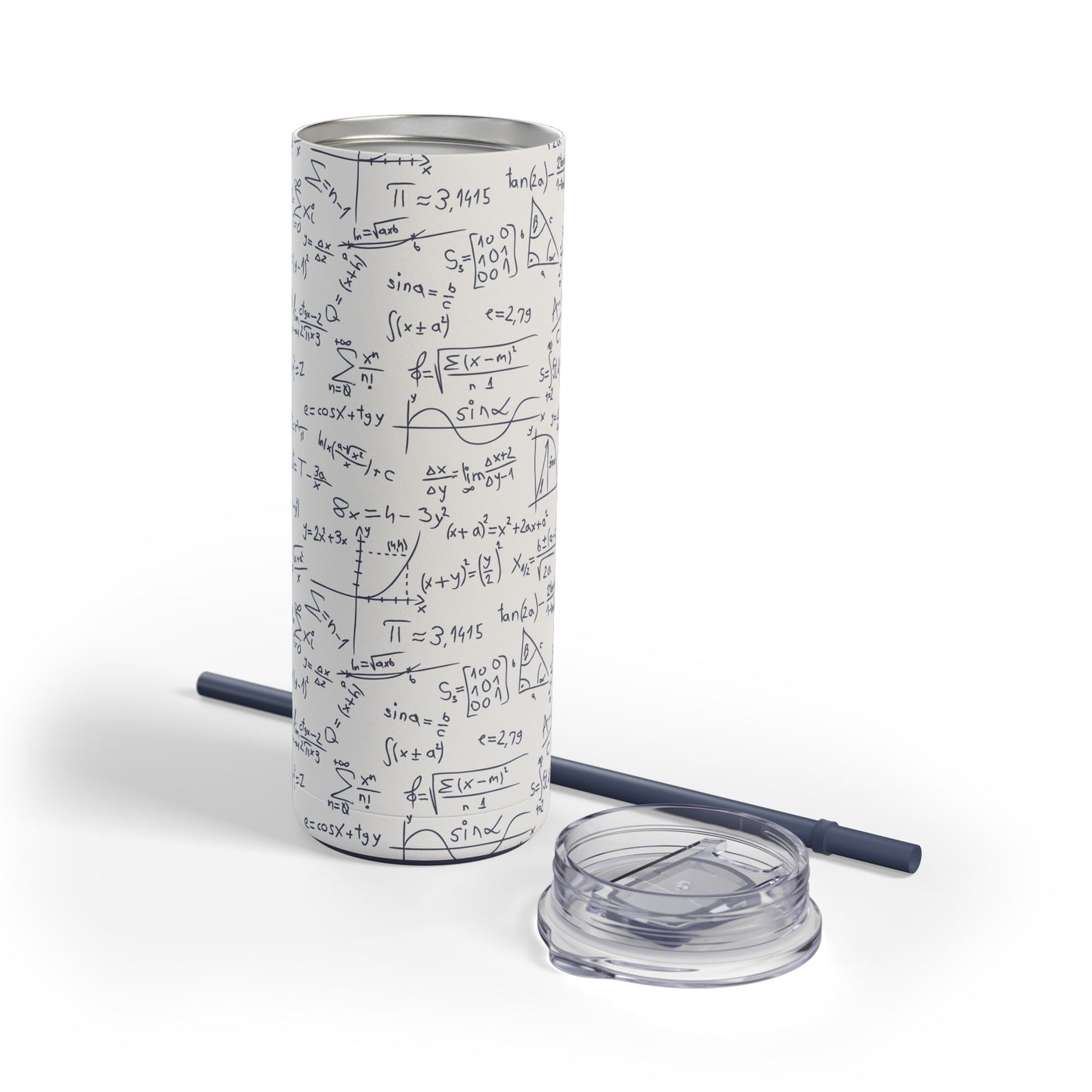 Mathematics Lovers Science Math Pattern Skinny Matte Tumbler Hunting Birthday Christmas Gifts