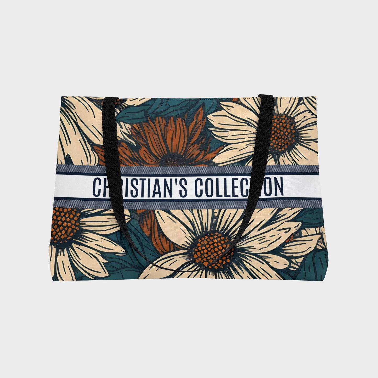 Personalized Weekender Bag | Toile De Jouy Seamless Vintage Floral Art | Birthday Anniversary Christmas Gift Ideas | Luxury Travel Souvenir