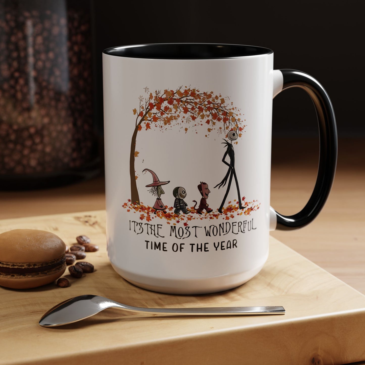 It's the Most Wonderful Time of the Year Halloween Coffee Tea Mug Autumn Fall Season Gift Idea