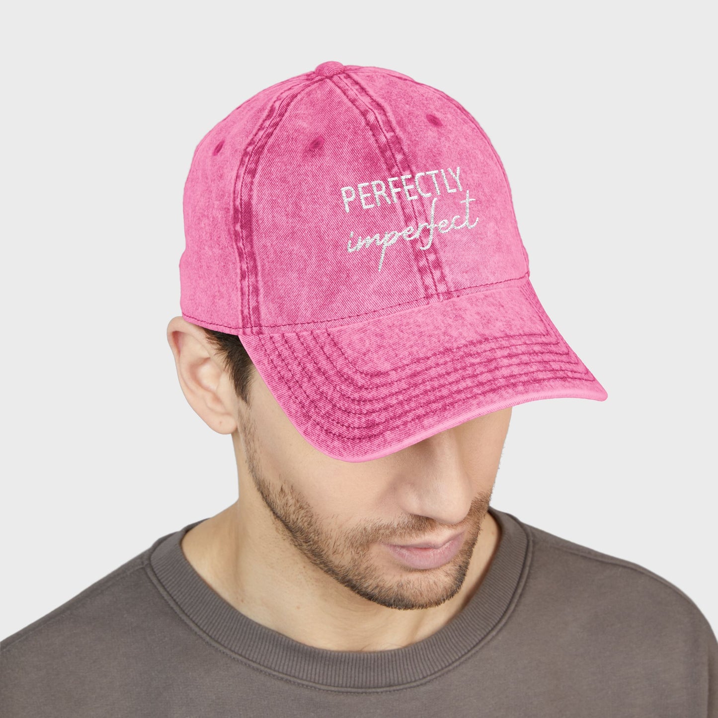 Funny Cute Perfectly Imperfect Vintage Embroidered Cap | Gift Ideas for Yourself and Your Loved Ones