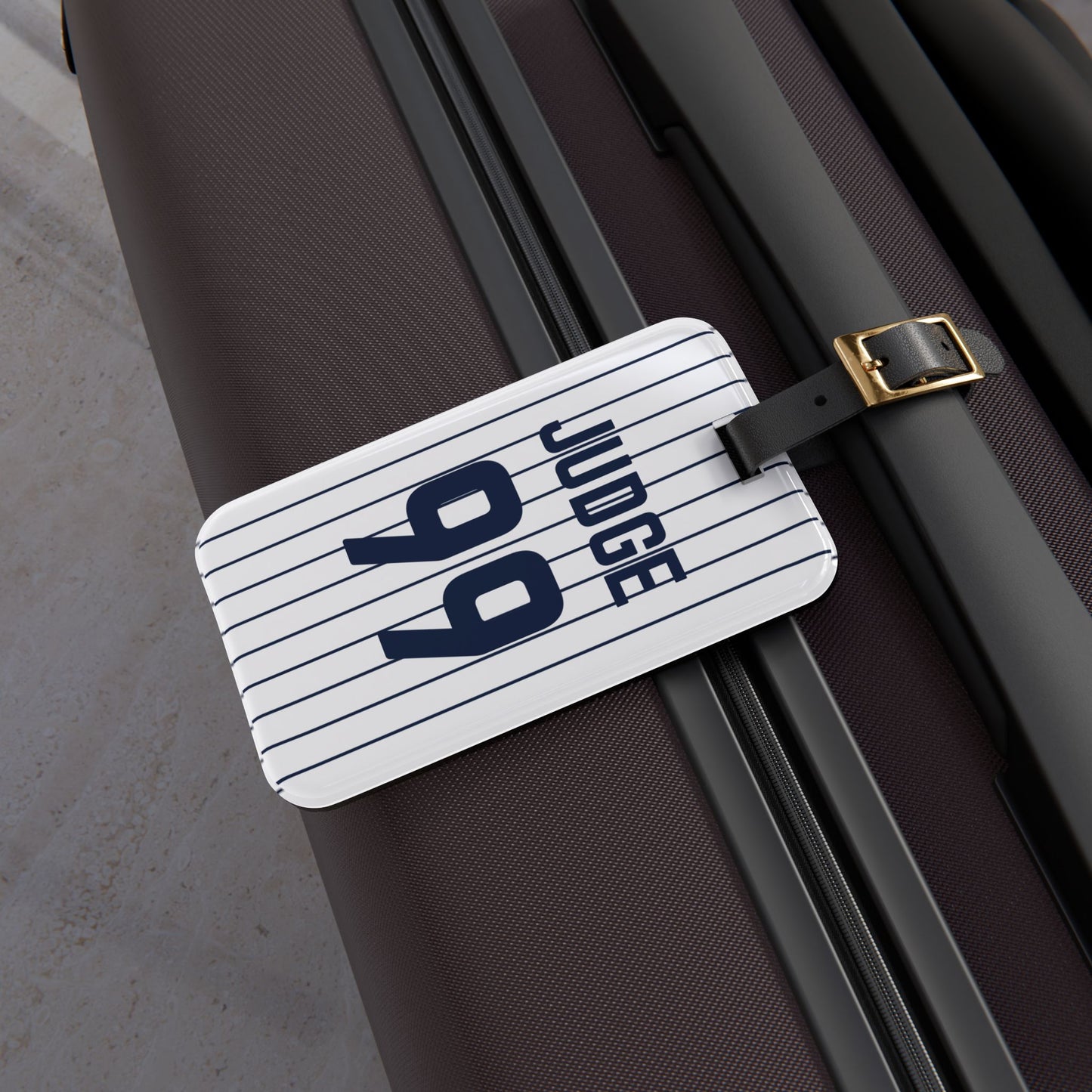 Personalized Name & Number Travel ID NewYork Yankees Sport Baseball Fan Luggage Tag | Vacation Birthday Christmas Gift