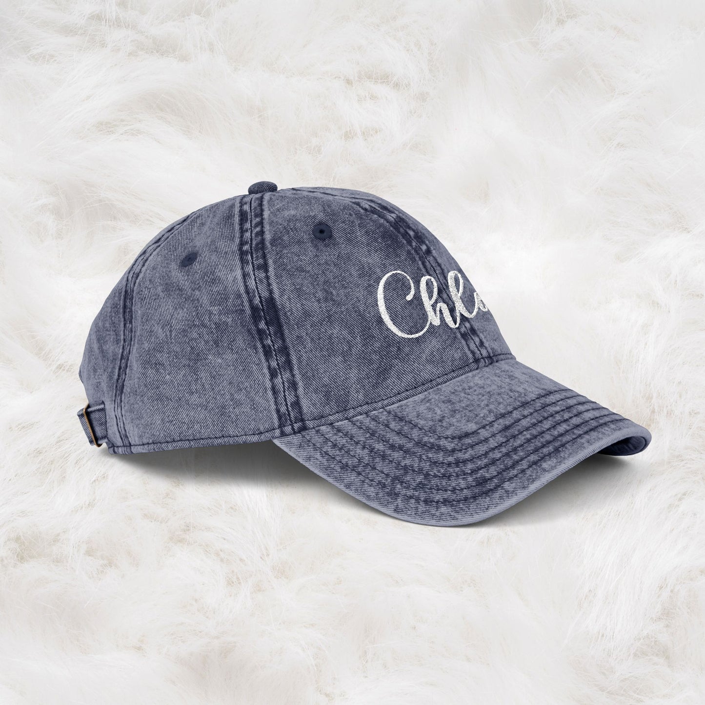 Personalized Embroidered Name Vintage Cap Hat | Gift Idea