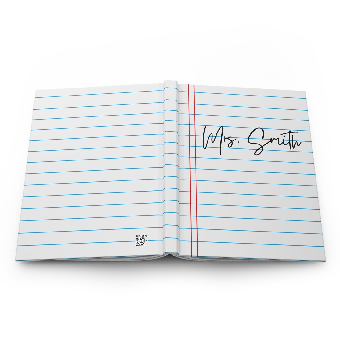 Personalized Name College Ruled Lined Journal Notebook | College Student Teacher Motivation Souvenir Gift Idea