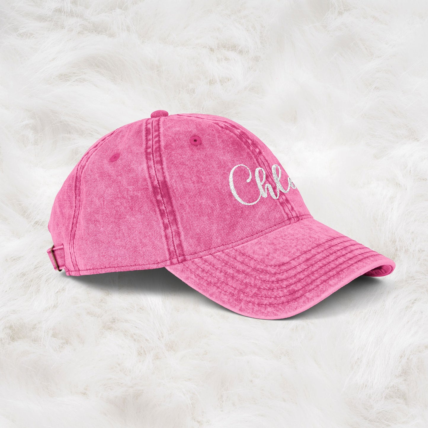 Personalized Embroidered Name Vintage Cap Hat | Gift Idea