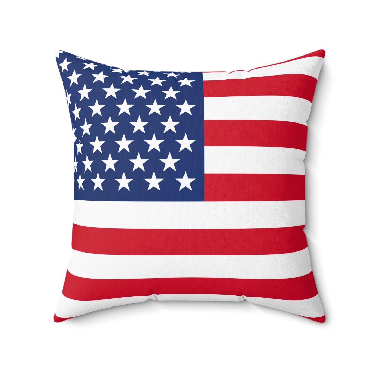 American Flag Stars and Stripes Throw Pillow | USA Decorative Cushion for 4th of July & Memorial Day
