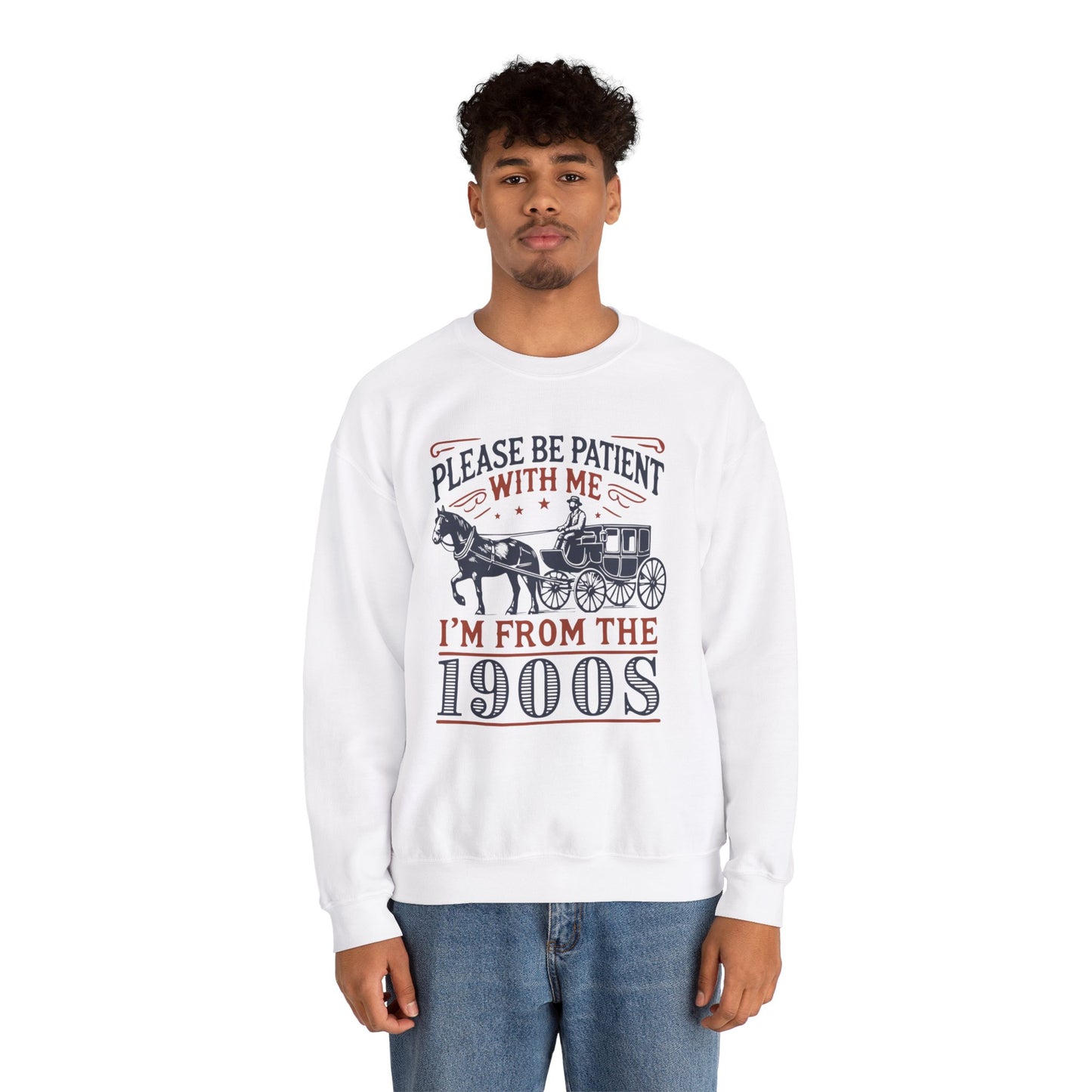 Vintage Retro Vibe Unisex Heavy Blend™ Crewneck Sweatshirt