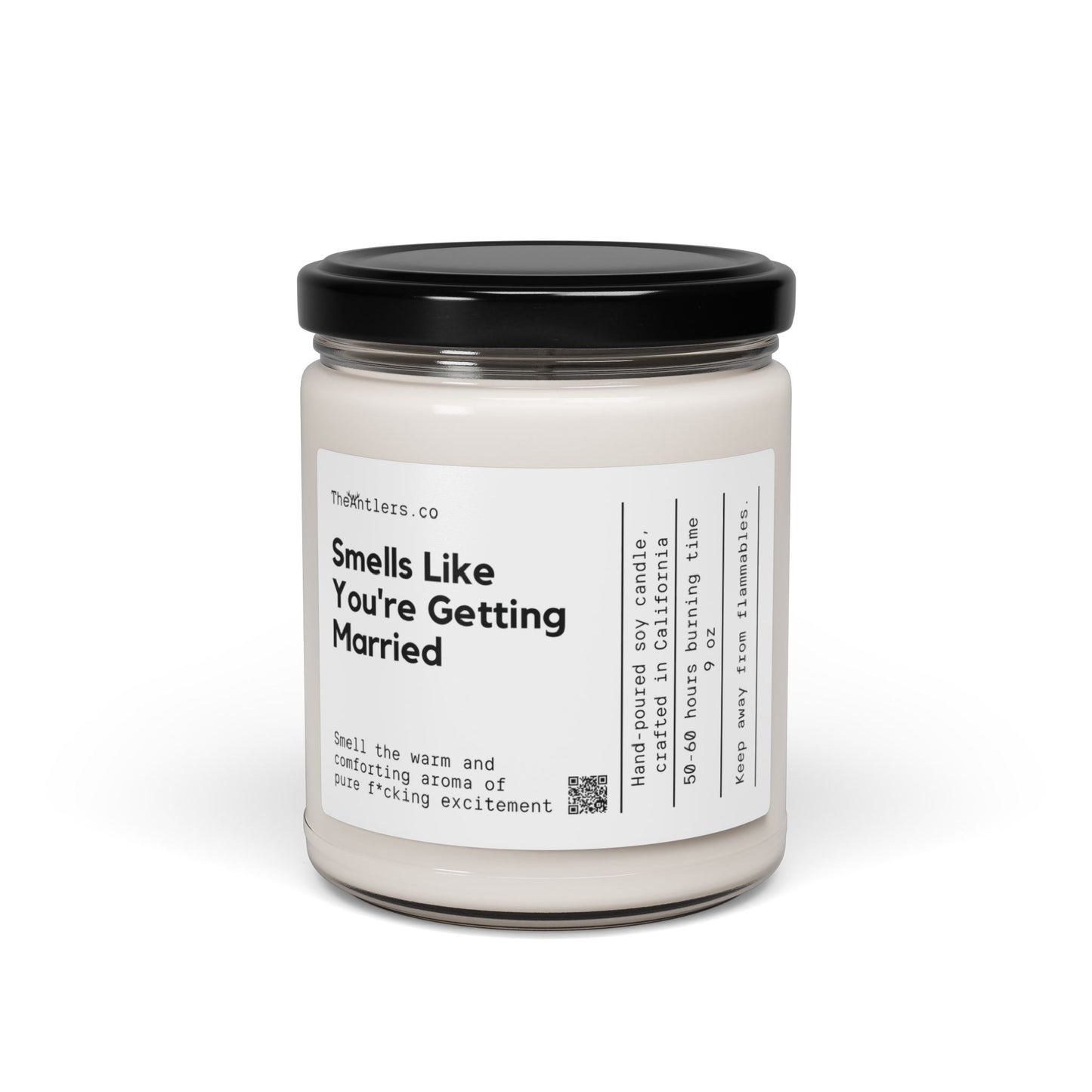 Smells Like You're Getting Married Soy Wax Candle, New Engagement, Upcoming Wedding Gift, Eco Friendly Gift Idea 9oz.