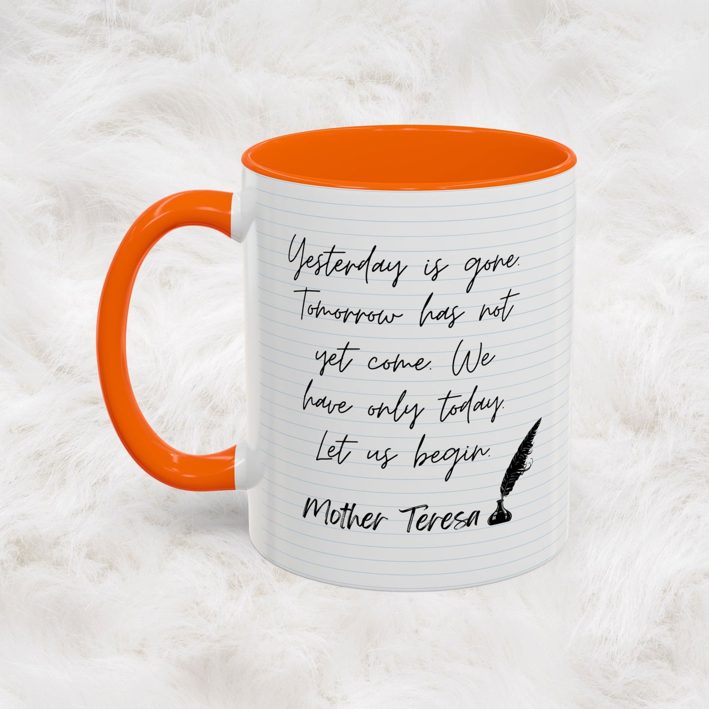 Learn With Mother Teresa Inspired Quotes Mug | Christian Gift Ideas