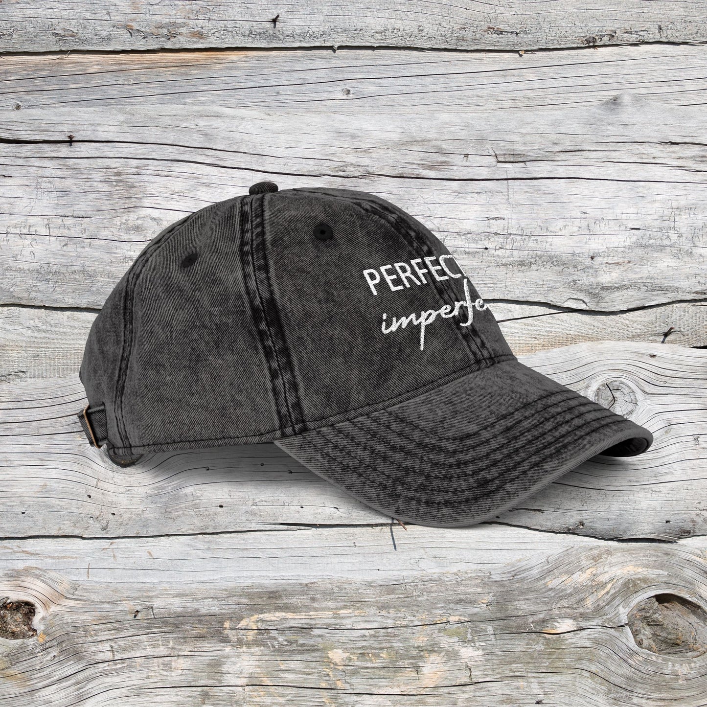 Funny Cute Perfectly Imperfect Vintage Embroidered Cap | Gift Ideas for Yourself and Your Loved Ones