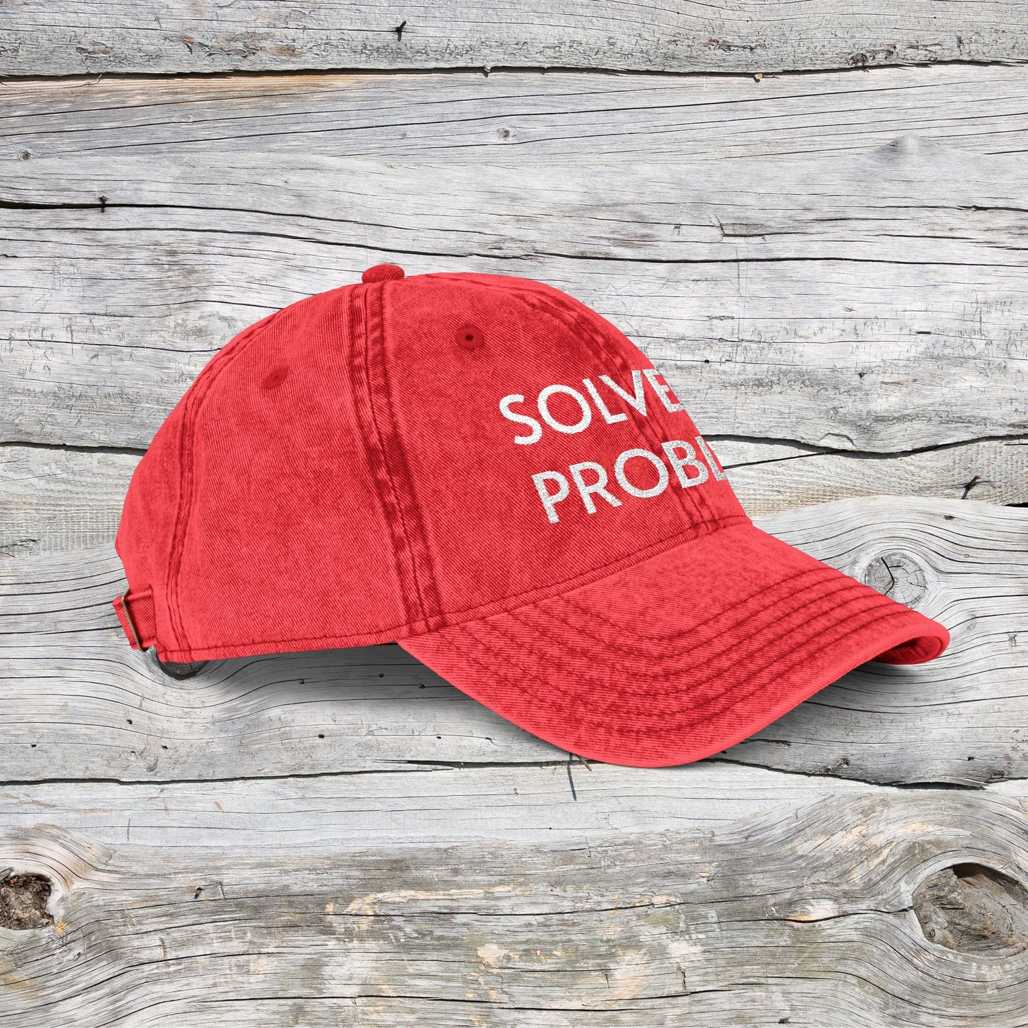 Funny Solvem Probler Vintage Embroidered Cap