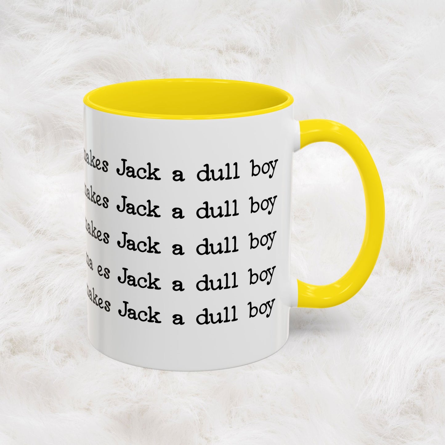 The Shining Coffee Mug — All Work and No Play Makes Jack a Dull Boy | Horror Movie Gift, Novelty Ceramic Cup