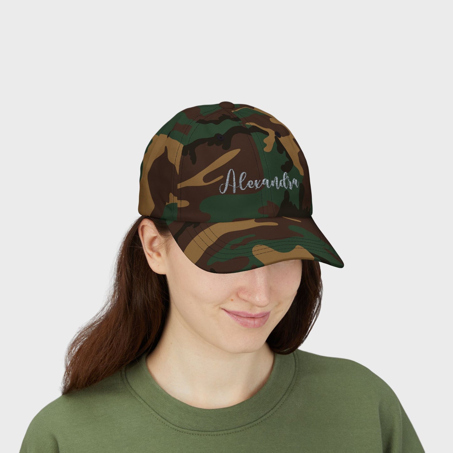 Personalized Embroidered Name Dad Cap Baseball Hat | Gift Idea