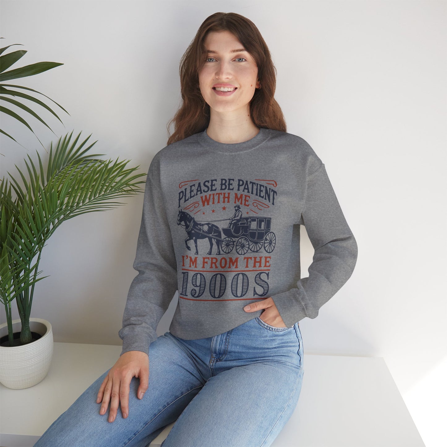 Vintage Retro Vibe Unisex Heavy Blend™ Crewneck Sweatshirt