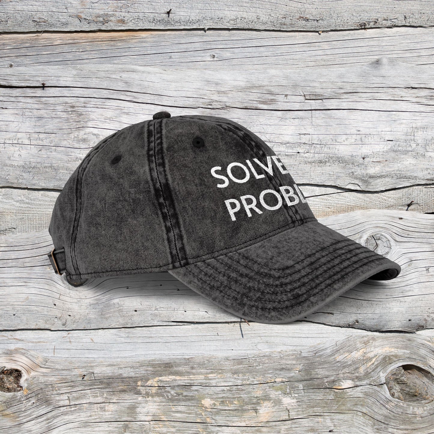 Funny Solvem Probler Vintage Embroidered Cap