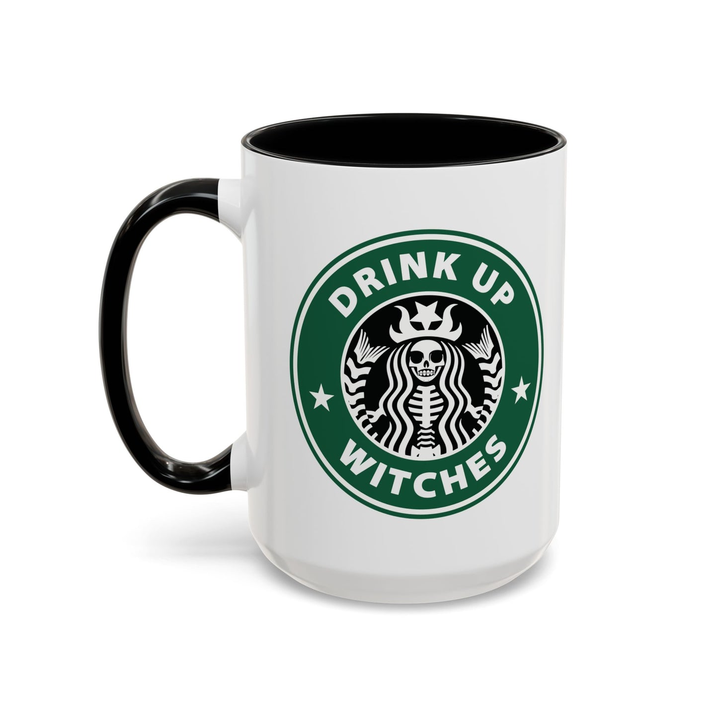 Skeleton Coffee Tea Mug for Starbucks Fan Drink Up Witches