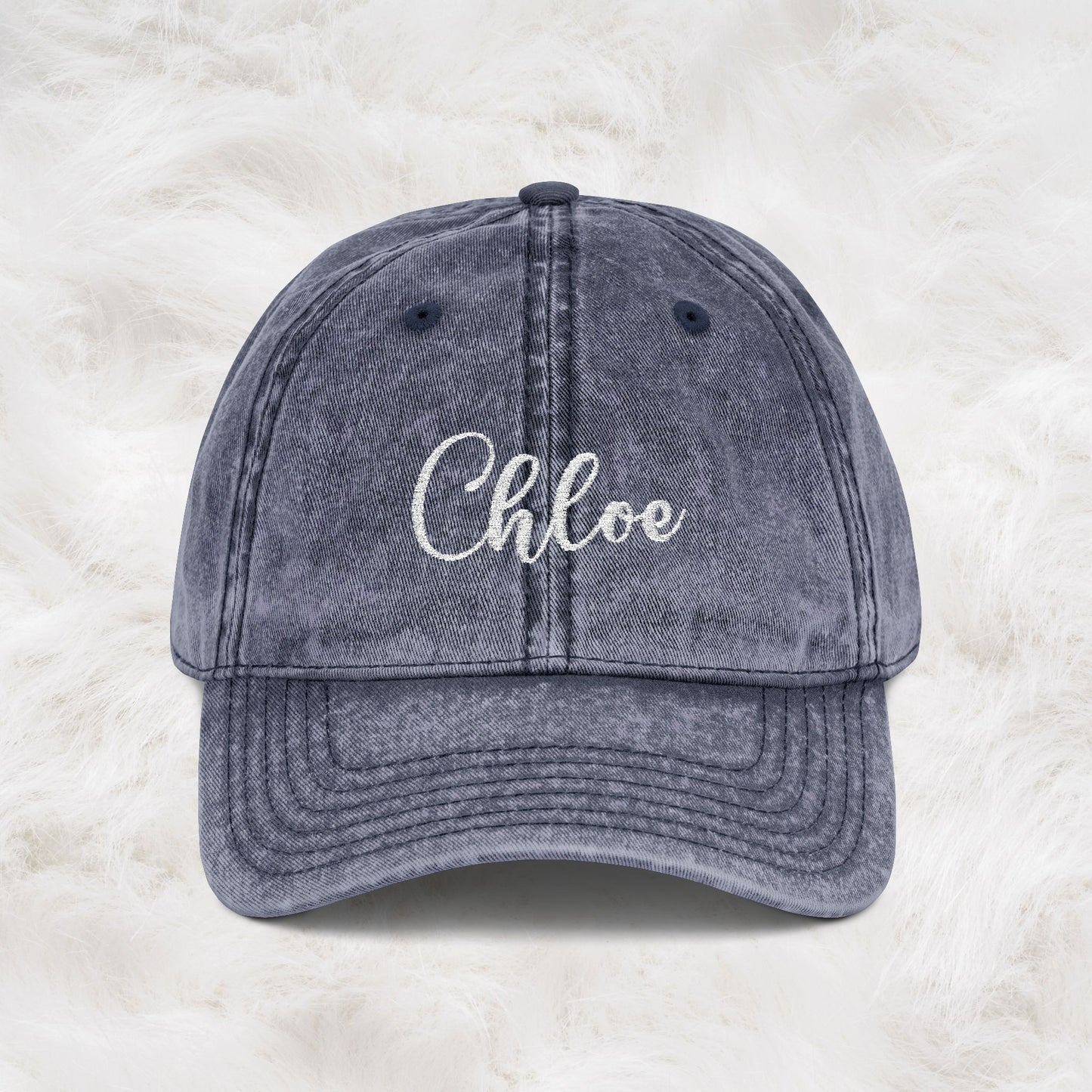 Personalized Embroidered Name Vintage Cap Hat | Gift Idea