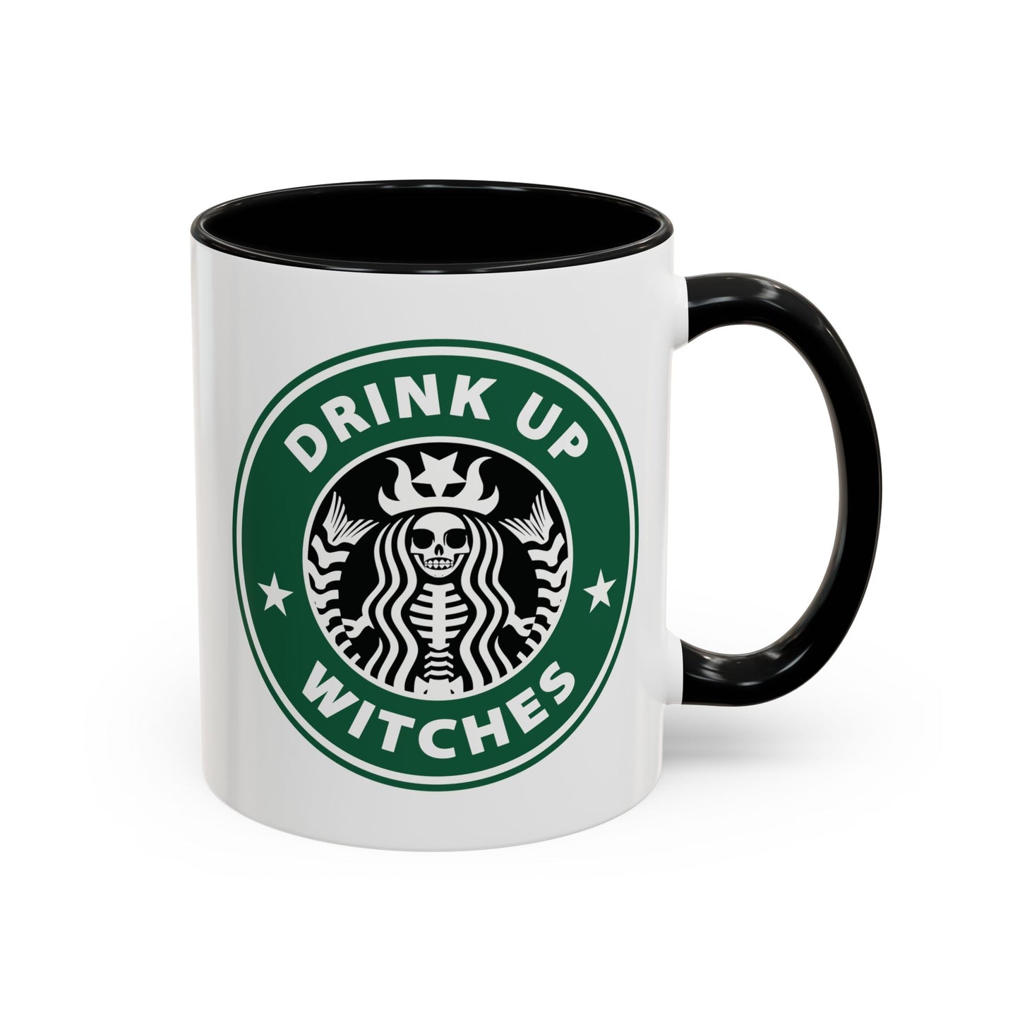 Skeleton Coffee Tea Mug for Starbucks Fan Drink Up Witches