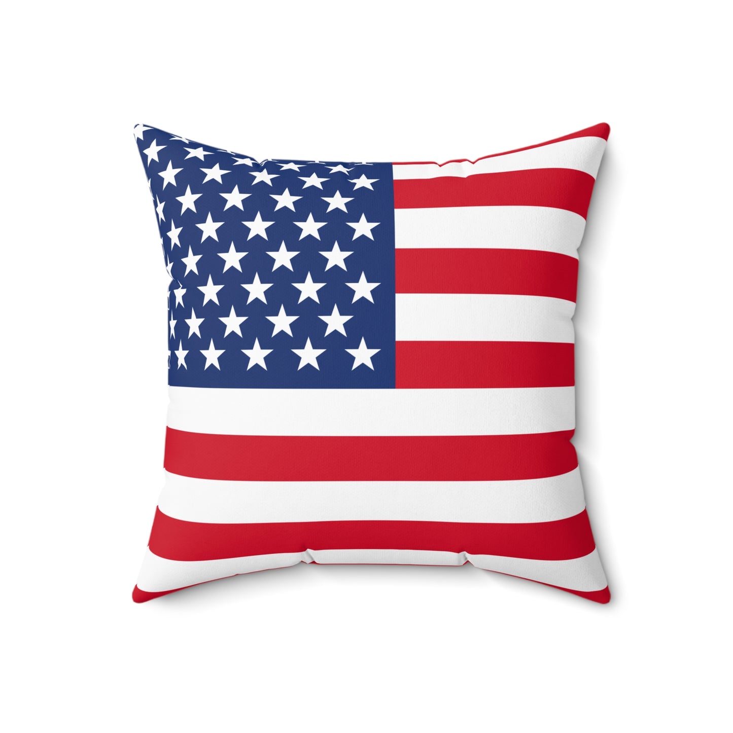American Flag Stars and Stripes Throw Pillow | USA Decorative Cushion for 4th of July & Memorial Day