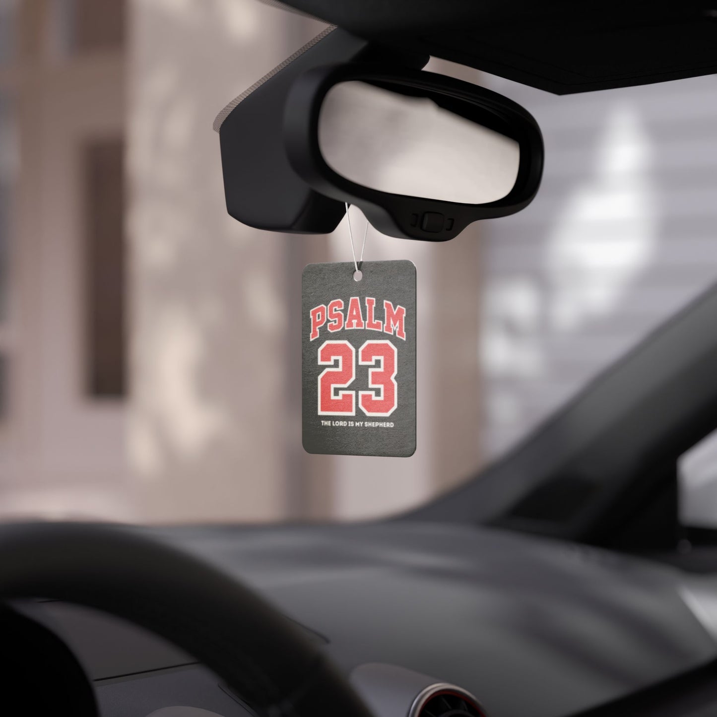 Psalm 23 The Lord is My Shepherd Car Air Freshener | Bible Verse