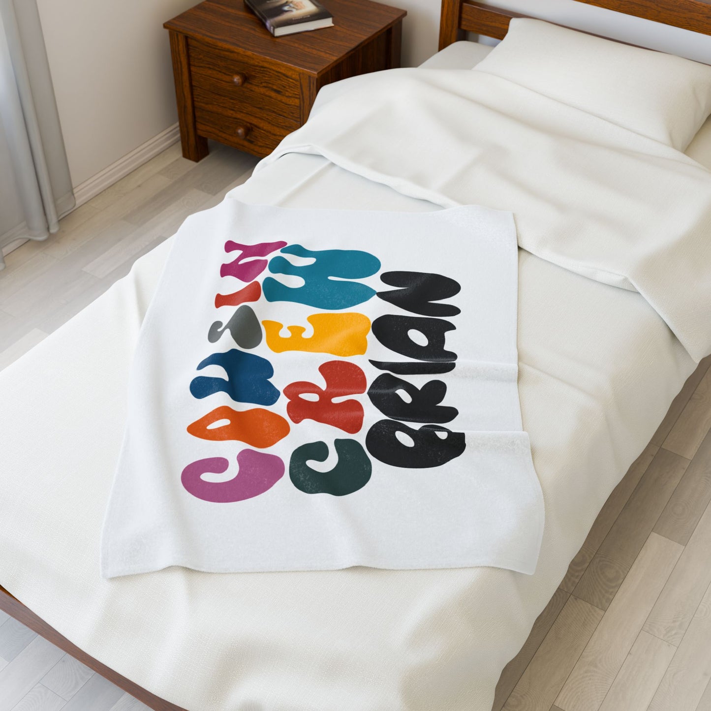 Personalized Name Cousin Crew Velveteen Plush Blanket