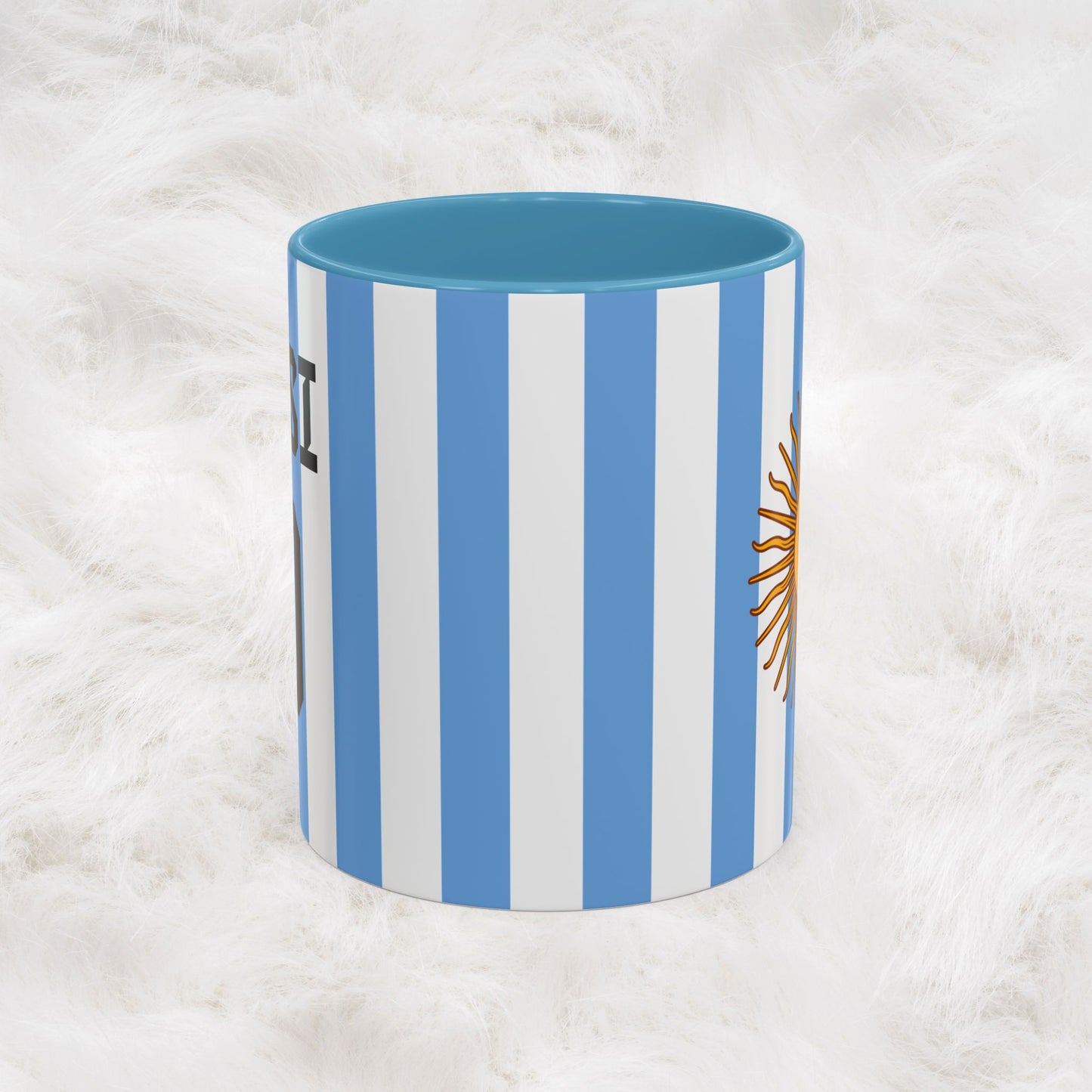 Personalized Name & Number Argentina Jersey Football Soccer World Cup Mug | Lionel Messi Fans | Hunting Birthday Christmas Gift Present