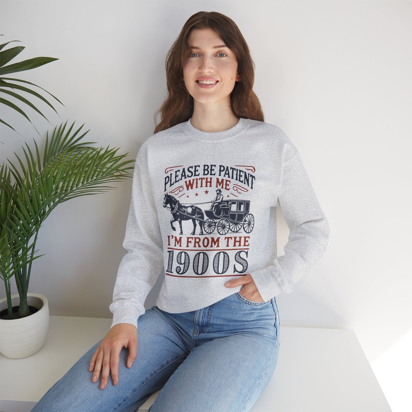 Vintage Retro Vibe Unisex Heavy Blend™ Crewneck Sweatshirt