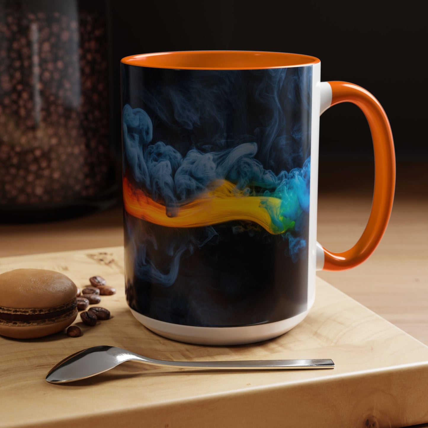 Abstract Smoke Accent Coffee Mug