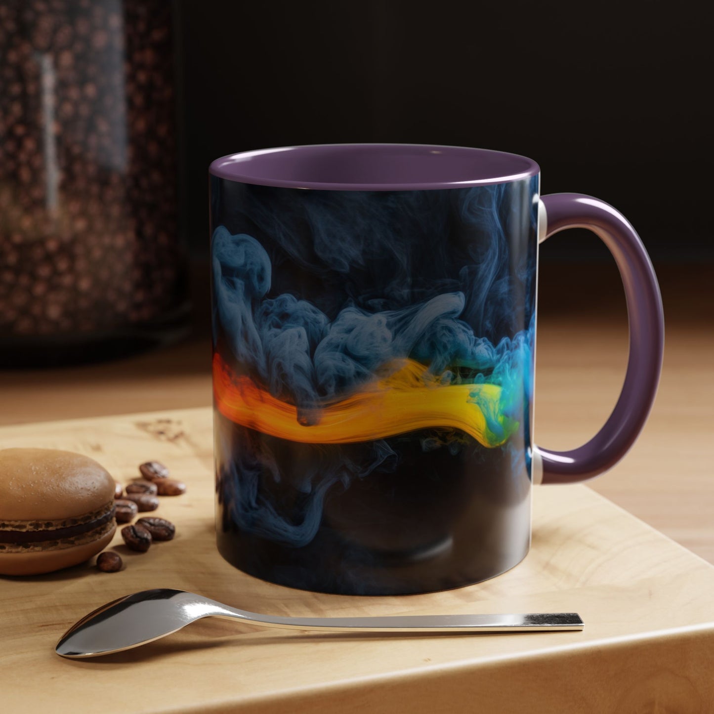 Abstract Smoke Accent Coffee Mug