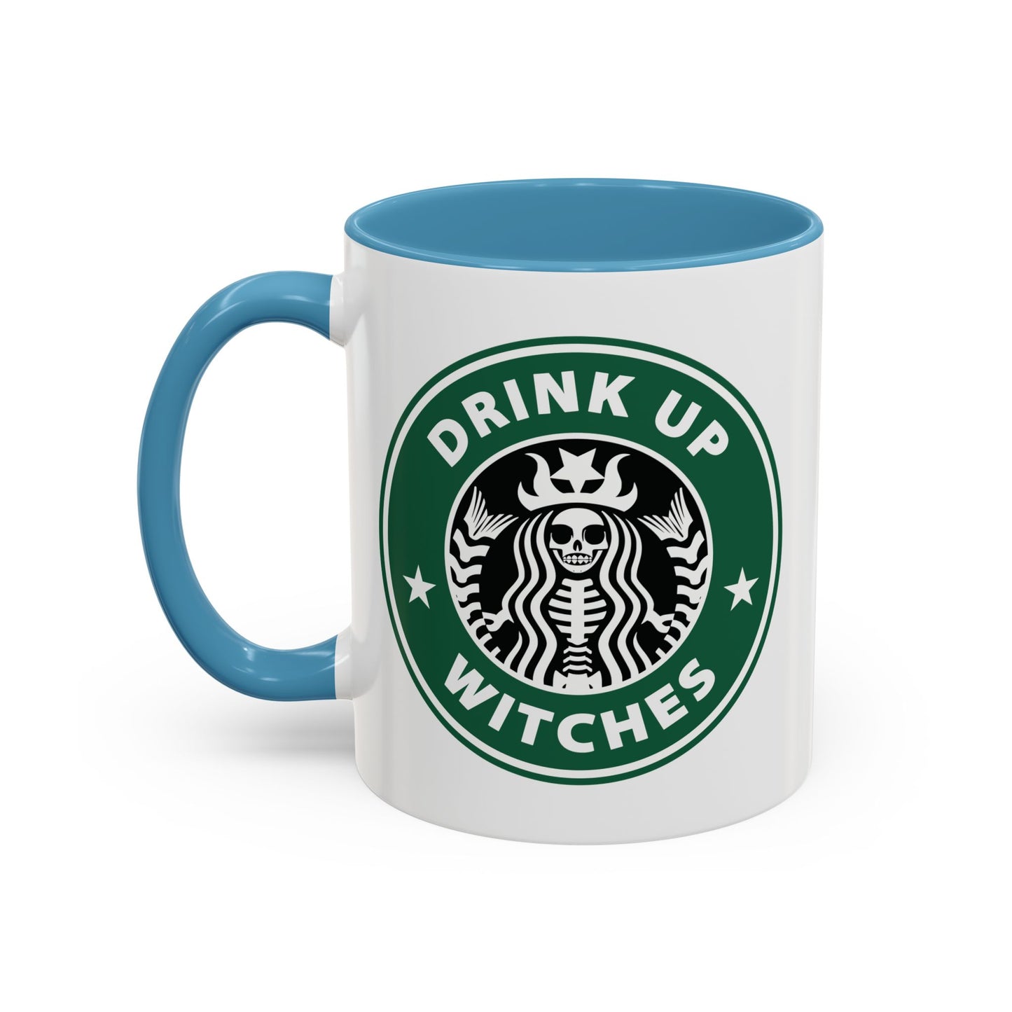 Skeleton Coffee Tea Mug for Starbucks Fan Drink Up Witches