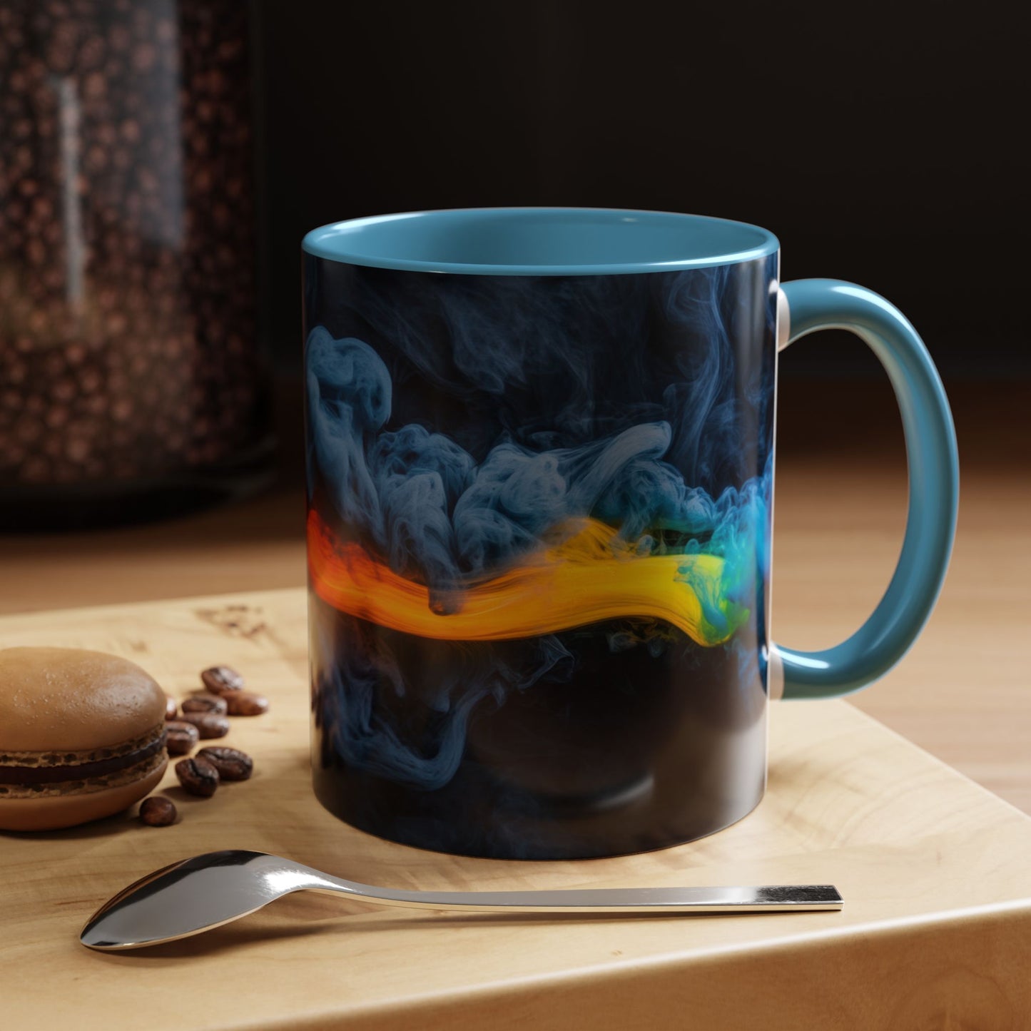 Abstract Smoke Accent Coffee Mug