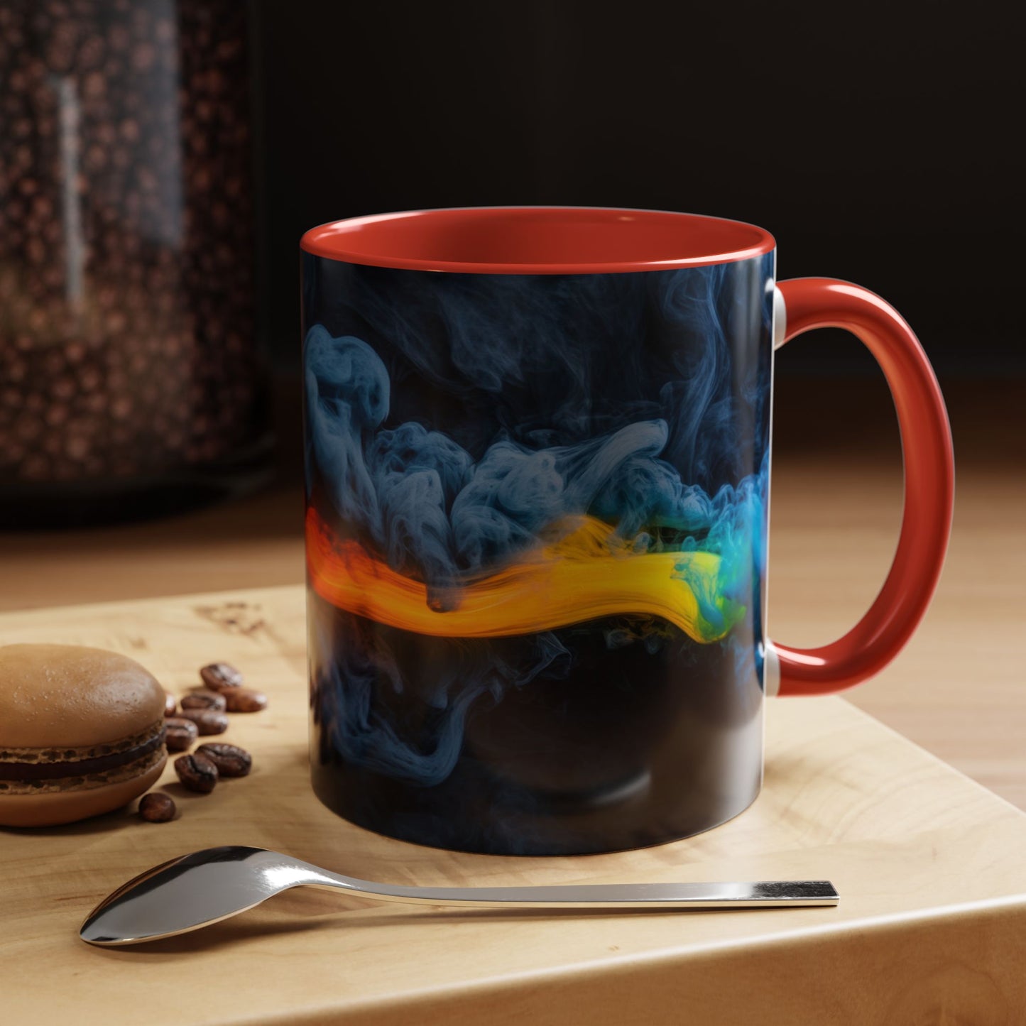 Abstract Smoke Accent Coffee Mug
