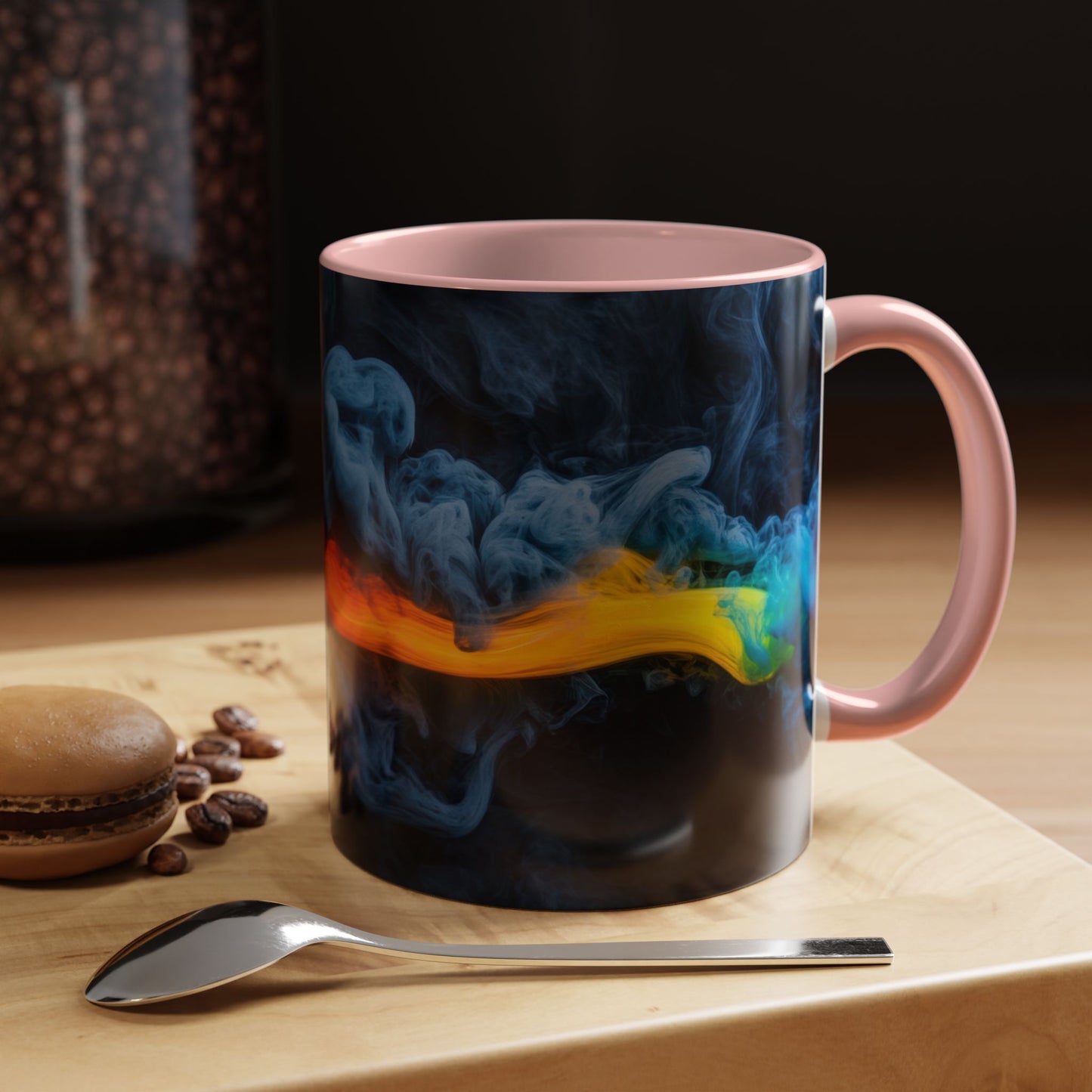 Abstract Smoke Accent Coffee Mug