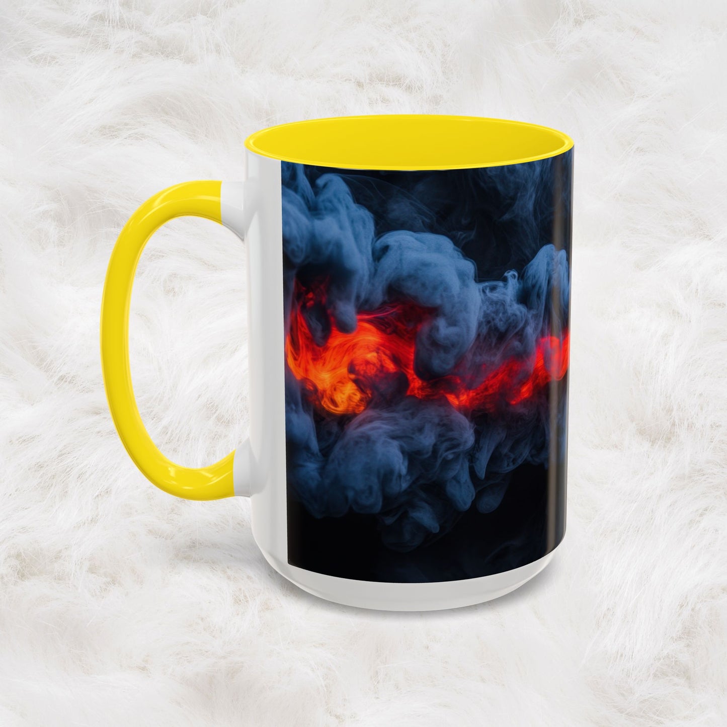 Abstract Smoke Accent Coffee Mug