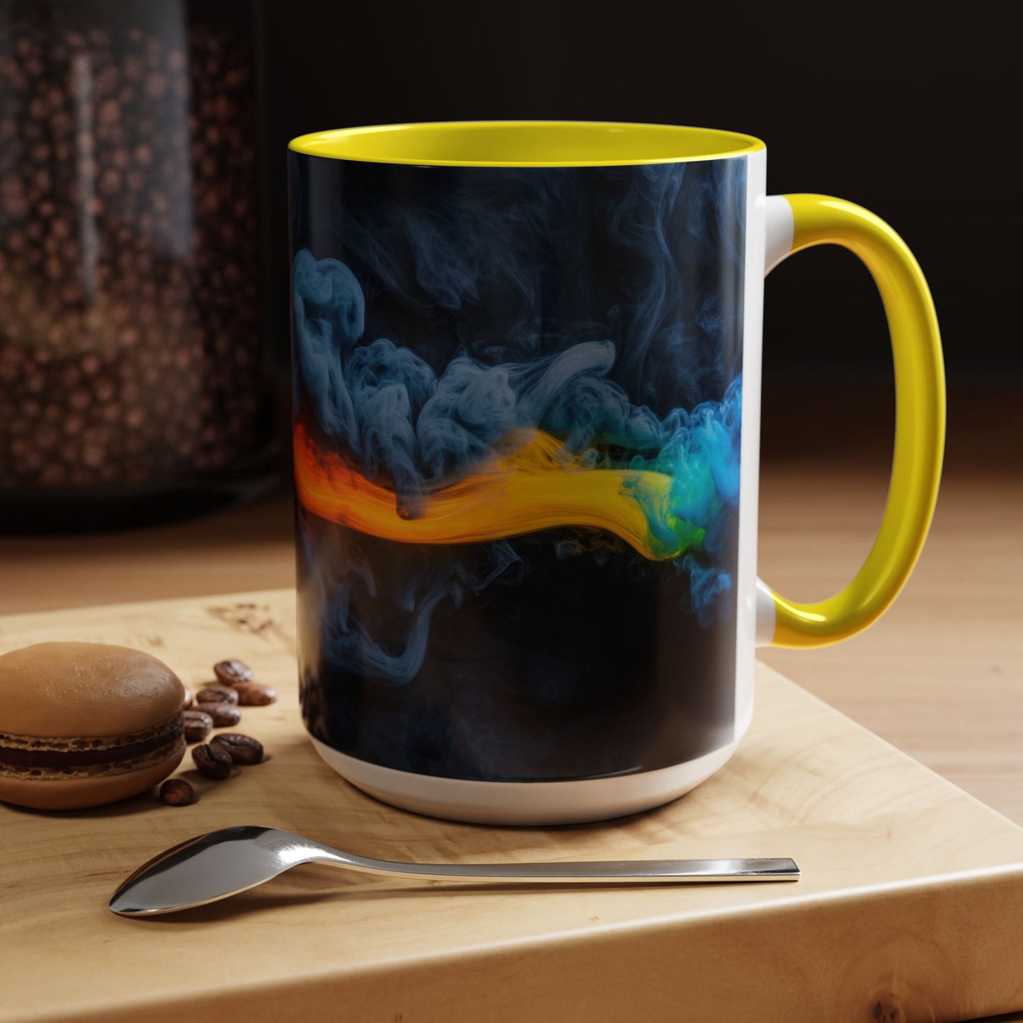 Abstract Smoke Accent Coffee Mug