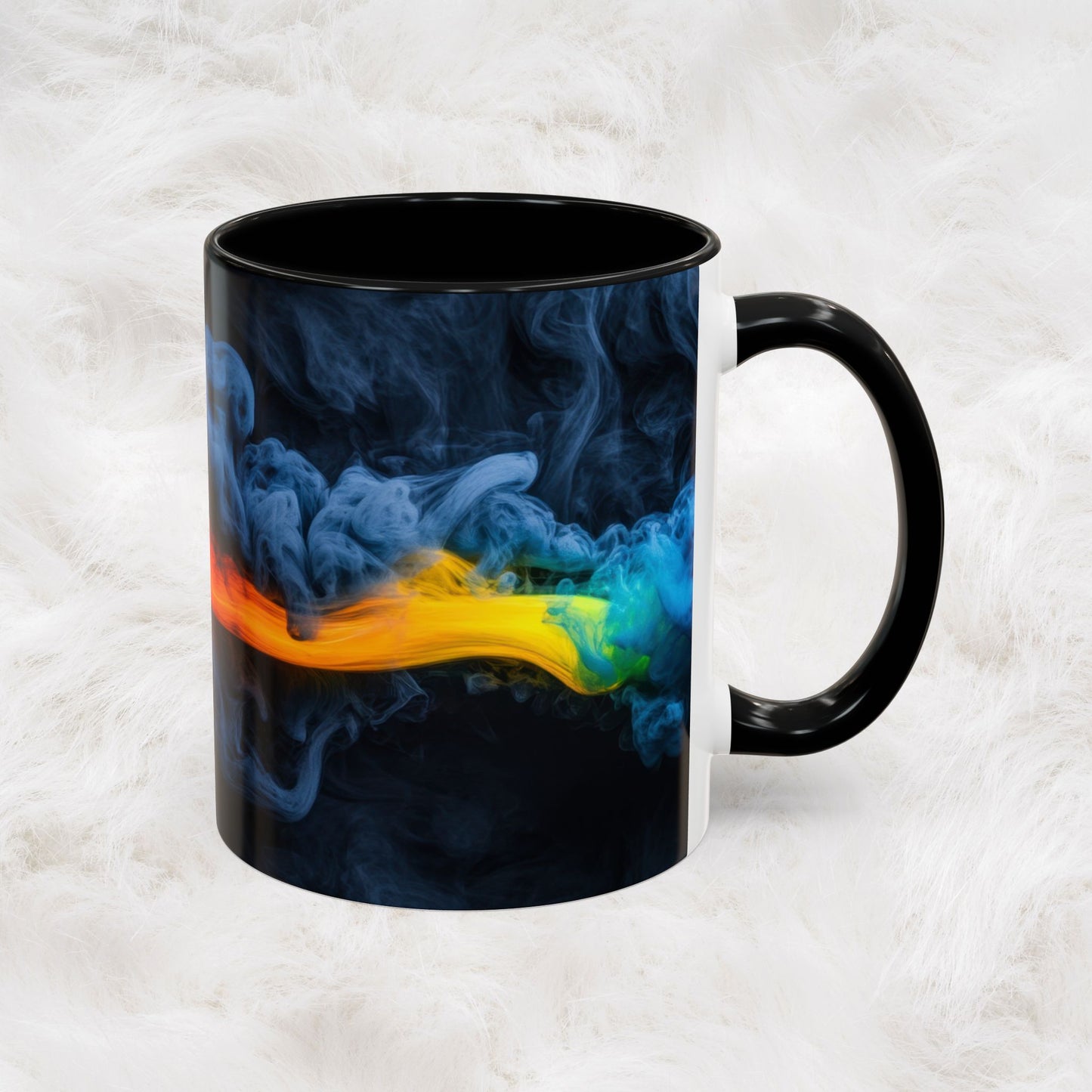 Abstract Smoke Accent Coffee Mug
