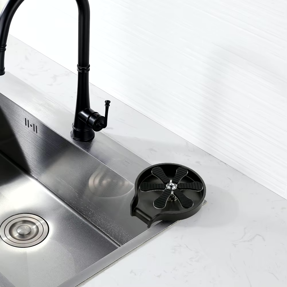 Glass Cup Bottle Automatic Pressure Spray  Washer with Rubber Top